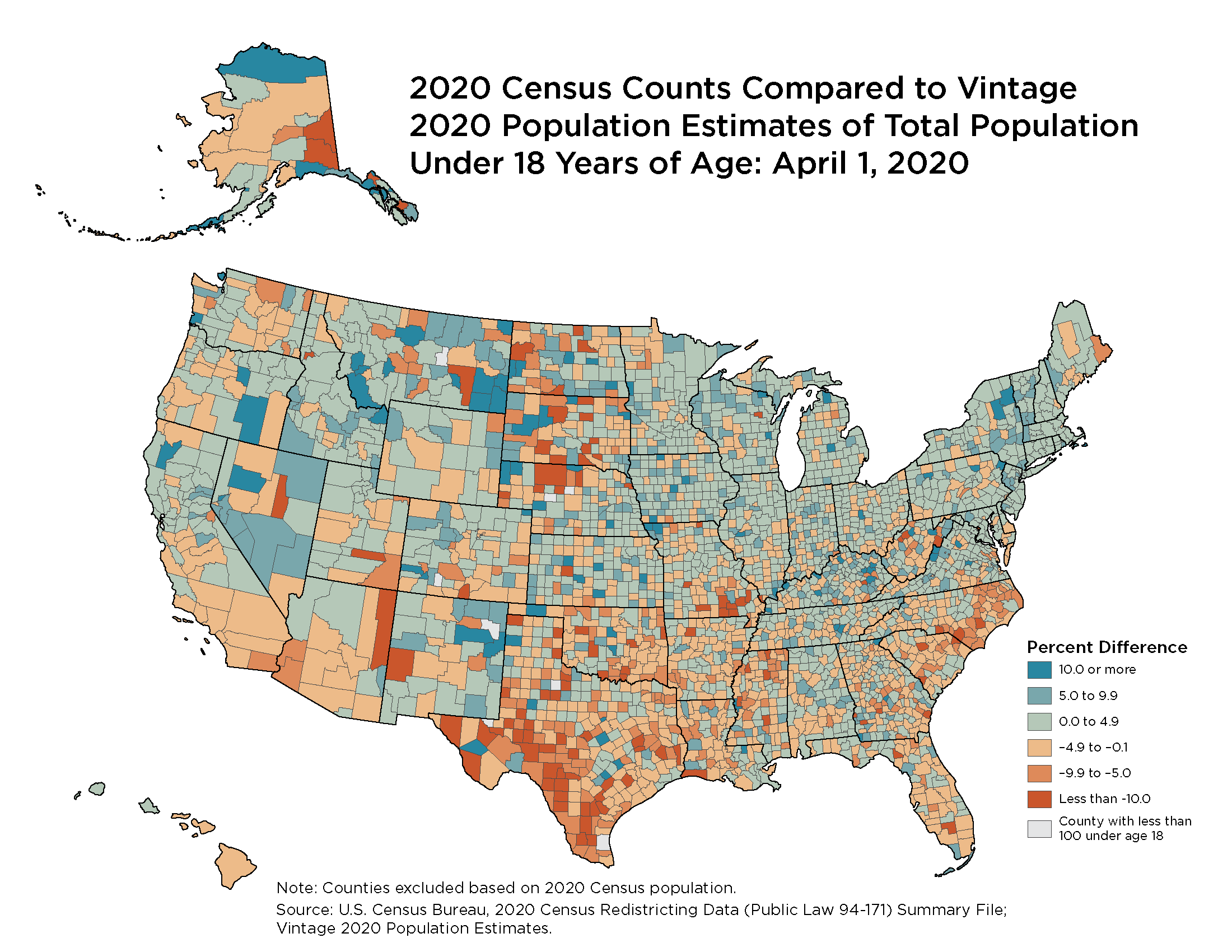 Census Population Growth from 2020 Census